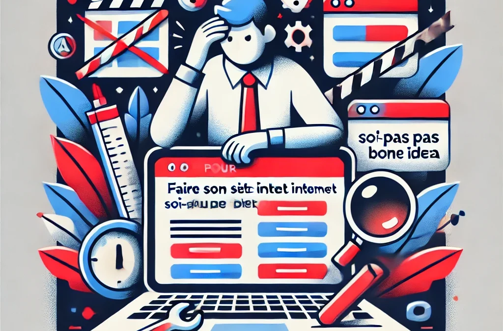 Pourquoi faire son site internet soi-même n’est pas une bonne idée ?