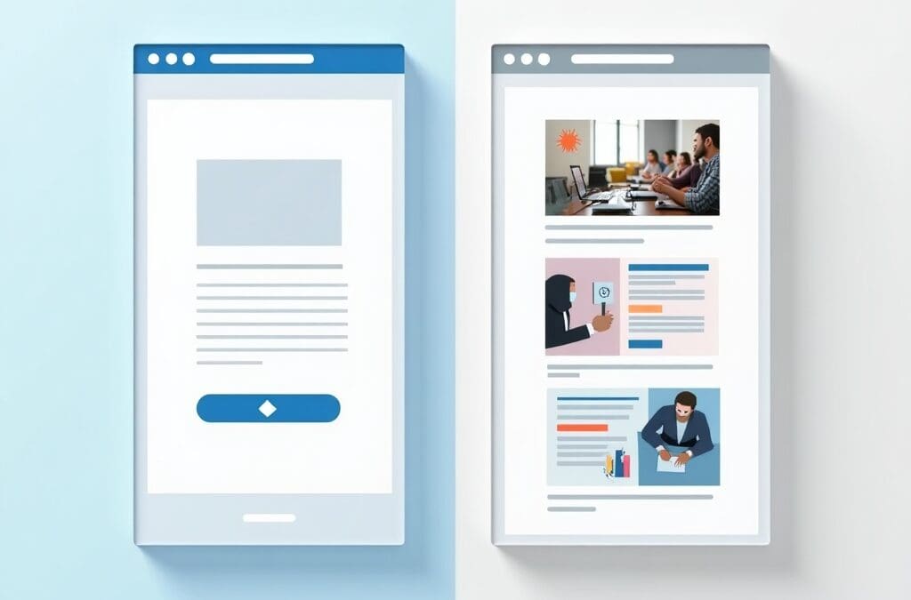 Les erreurs fréquentes sur les landing pages et comment les éviter